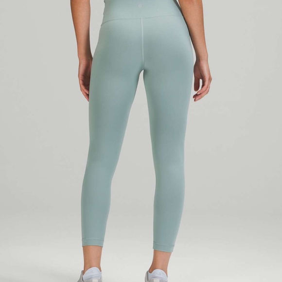 LuLulemon  Wunder Train HR Leggings 25” in Misty Glade size 10 - Picture 3 of 7